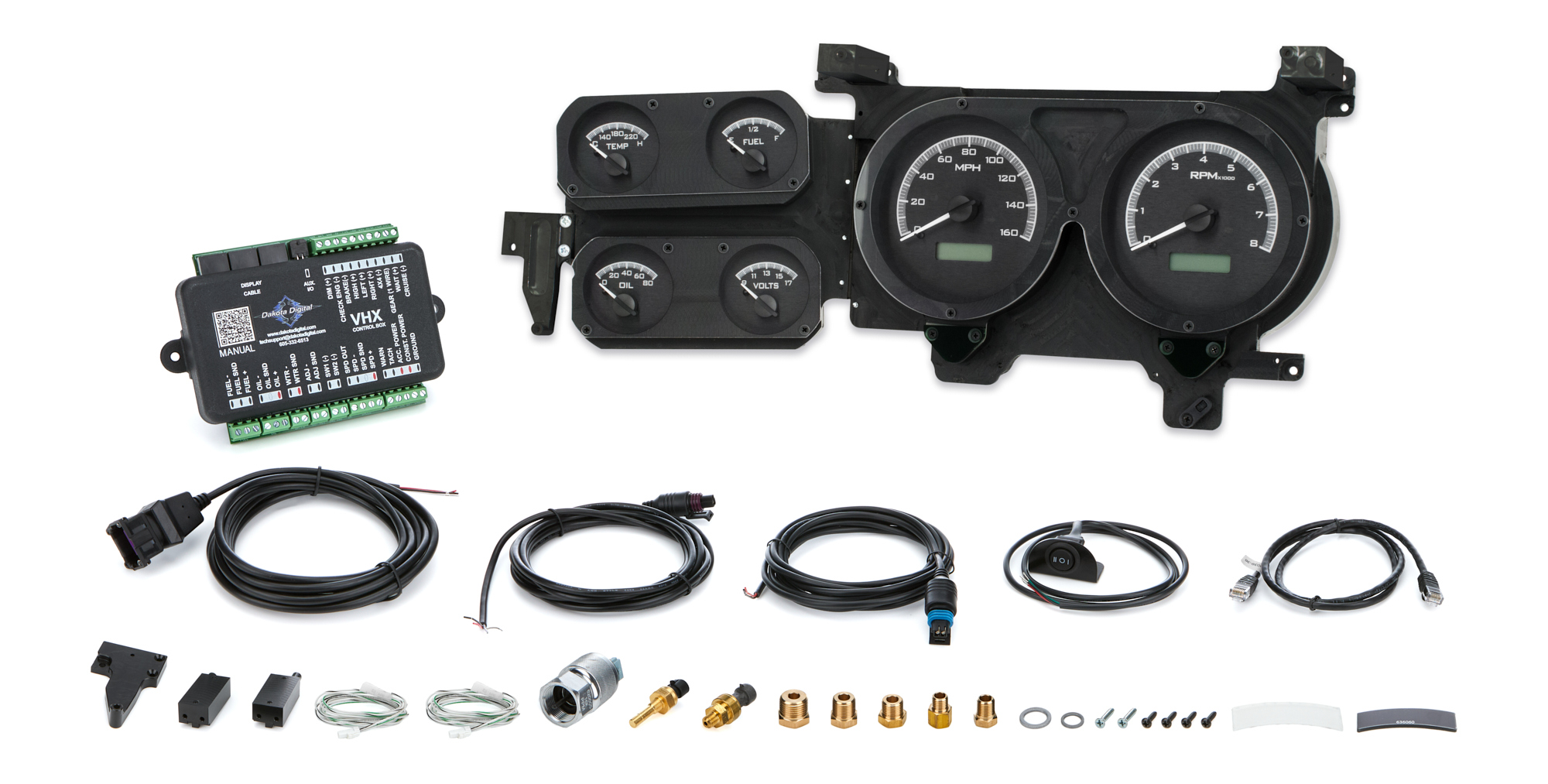 DAKOTA DIGITAL 1973-87 Chevy Pickup VHX Instrument System VHX-73C-PU-K-B