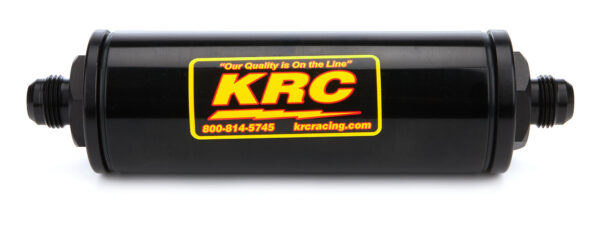 KLUHSMAN RACING PRODUCTS #8AN Stainless Fuel Filter Short KRC-4708BK