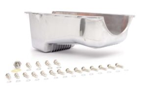 RACING POWER CO-PACKAGED 86-   SBC Alum Stock Oil Pan Polished R8444