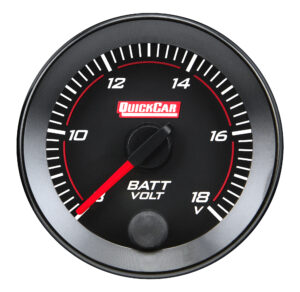 QUICKCAR RACING PRODUCTS RedLine  Gauge 2-1/16in Voltmeter  8-18v 65-007