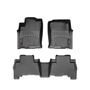 WEATHERTECH Black Front and Rear Flo orliners 44955-1-2