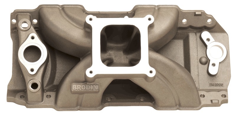 BRODIX BBC High Velocity Intake Manifold – 4150 Flange BM 2000