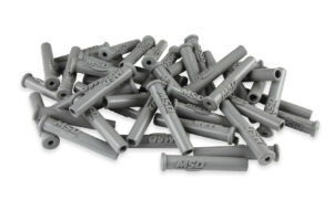 MSD IGNITION Spark Plug Boot Straight Gray Silicone 50pk 34564