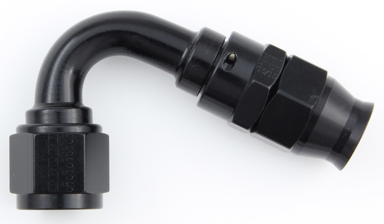 FRAGOLA Hose Fitting #8 120 Deg PTFE Black 681208-BL