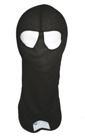 PXP RACEWEAR Head Sock Black Dual Eyeport 2 Layer 1422