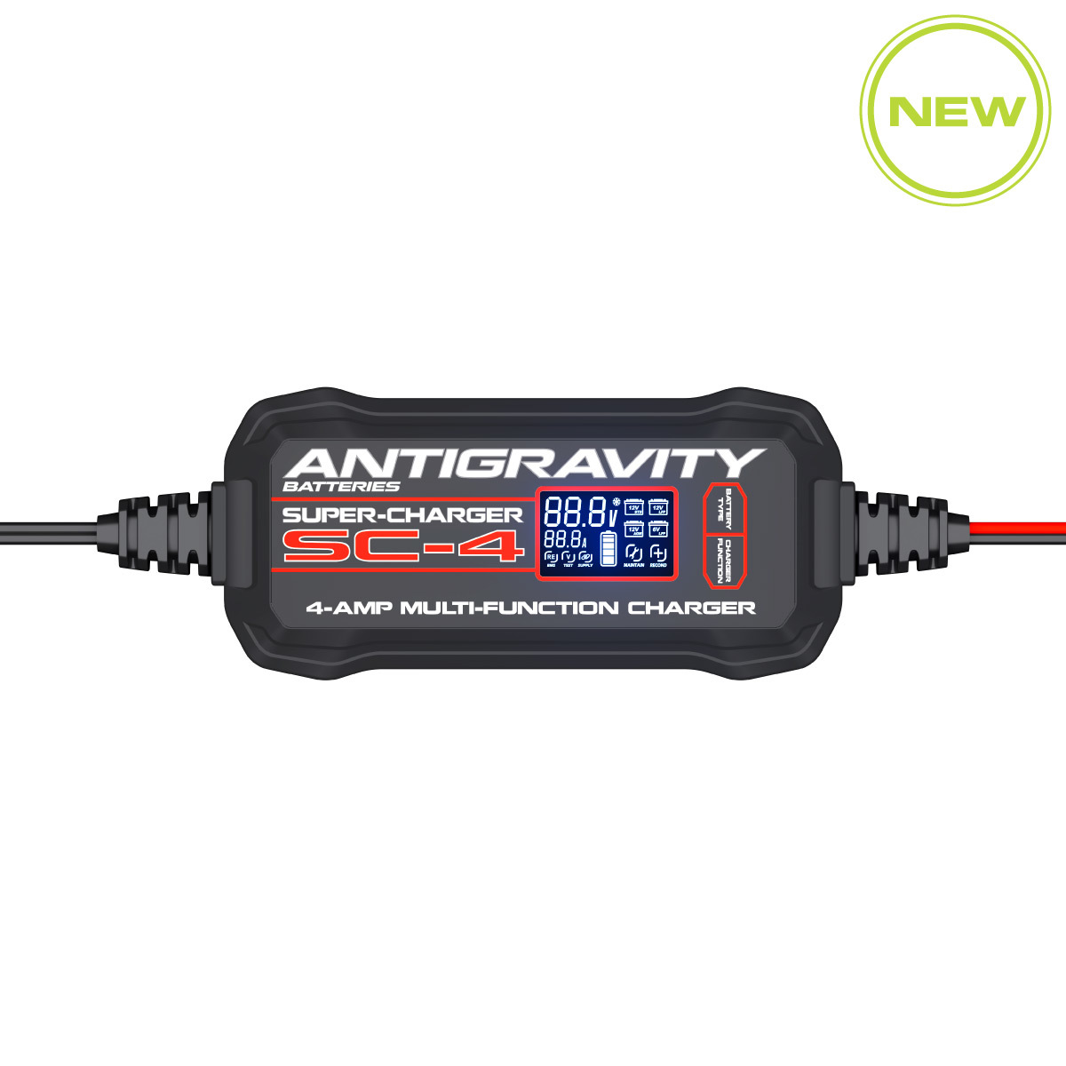 ANTIGRAVITY BATTERIES SC-4 Super Charger Battery Charger 4 Amp AG-BC-SC-4