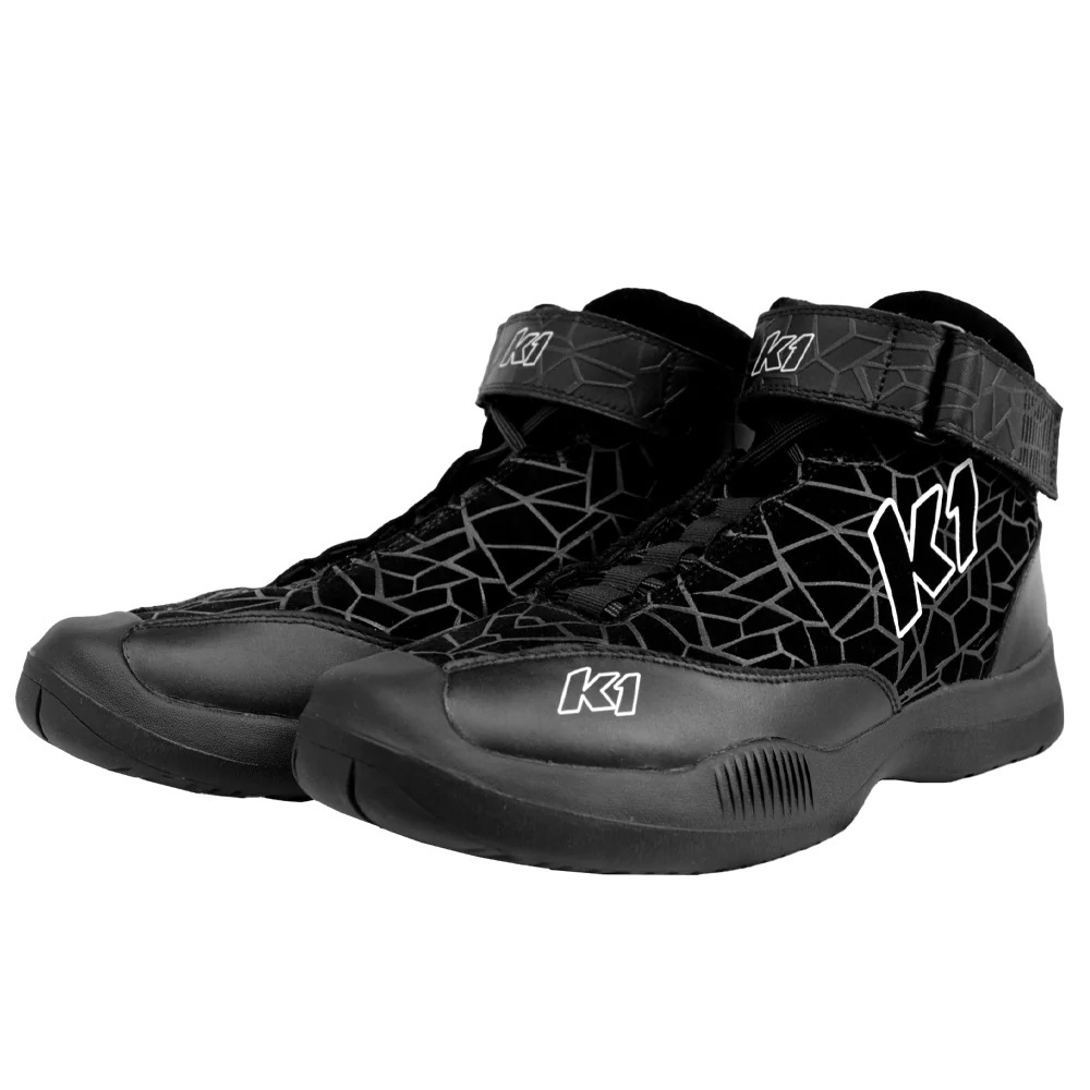 K1 RACEGEAR Crew Shoe Versus Nomex 12.5 Black SFI 3.3/5 24-VER-N-125