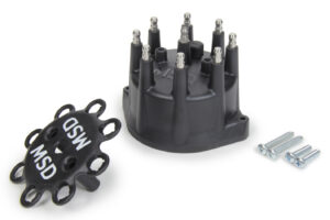 MSD IGNITION Small Distributor Cap – Black 84313