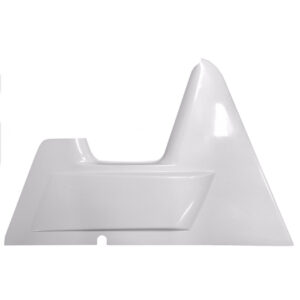 TRIPLE X RACE COMPONENTS LH Arm Guard White Full Enclousre X-Wedge TXRSC-BW-1928