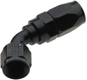 FRAGOLA Hose Fitting #16 60 Deg Pro-Flow Black 226016-BL