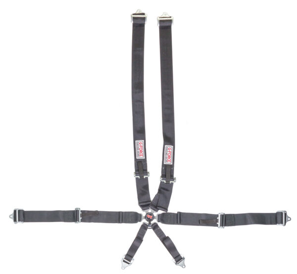 G-FORCE Harness Camlock Black 6pt 7101BK