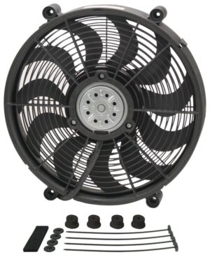 DERALE 17in High Output Electrc Fan Std Kit 18217