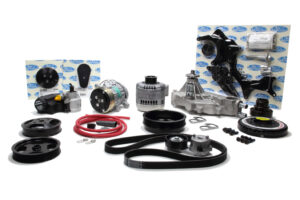 VINTAGE AIR LS Engine Front Runner Drive System Black 174011