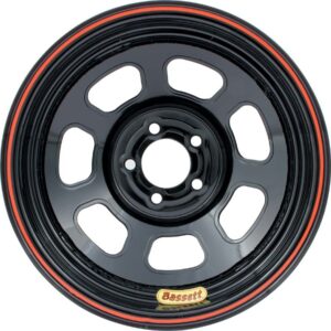 BASSETT Wheel 14×7 D-Hole 5x100mm 2in BS Black 47SN2