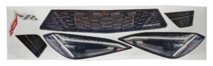 DOMINATOR RACE PRODUCTS Nose Graphics Corvette 210