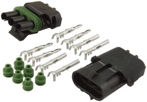 ALLSTAR PERFORMANCE 3-Wire Weather Pack Connector Kit ALL76267