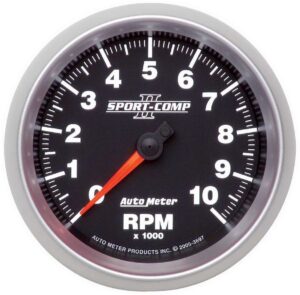 AUTOMETER 3-3/8in S/C II In-Dash Tach 3697