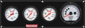 QUICKCAR RACING PRODUCTS Extreme 3-1 Panel w/Tach OP/WT/OT Black 61-7341