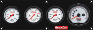 QUICKCAR RACING PRODUCTS Extreme 3-1 Panel w/Tach OP/WT/WP Black 61-7346