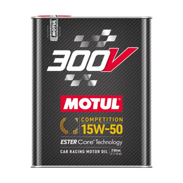 MOTUL USA 300V Competition Oil 15w50 2 Liter MTL110860