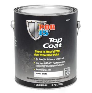 POR-15 Top Coat White Gallon 46801