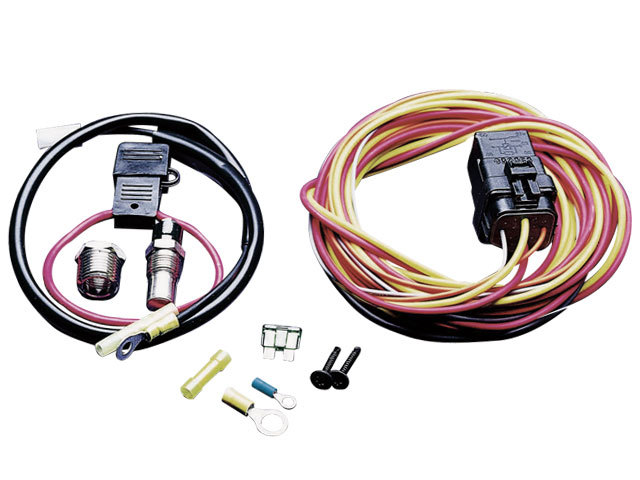 SPAL ADVANCED TECHNOLOGIES Cooling Fan Harness w/ Relay 195FH