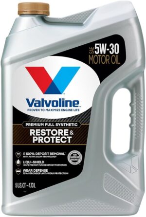 VALVOLINE 0w20 Motor Oil Restore & Protect 5 Quart Bottle 904538