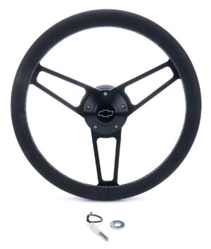 GRANT Billet Classic Series Black Wheel Chevy Logo 1906-2