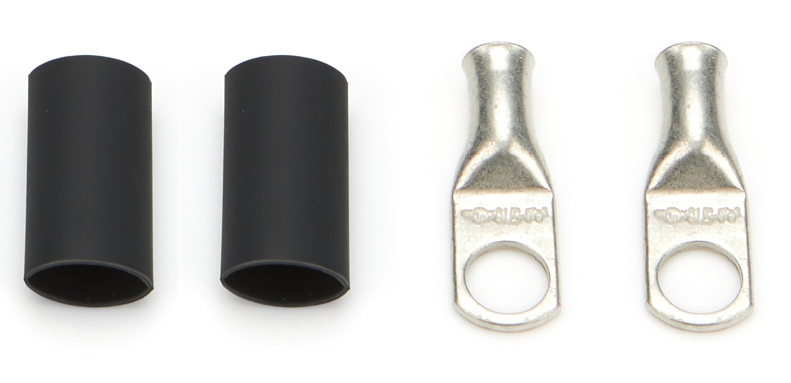 QUICKCAR RACING PRODUCTS Ring Terminals 1/2in 6 Ga w/Heat Shrink 57-583