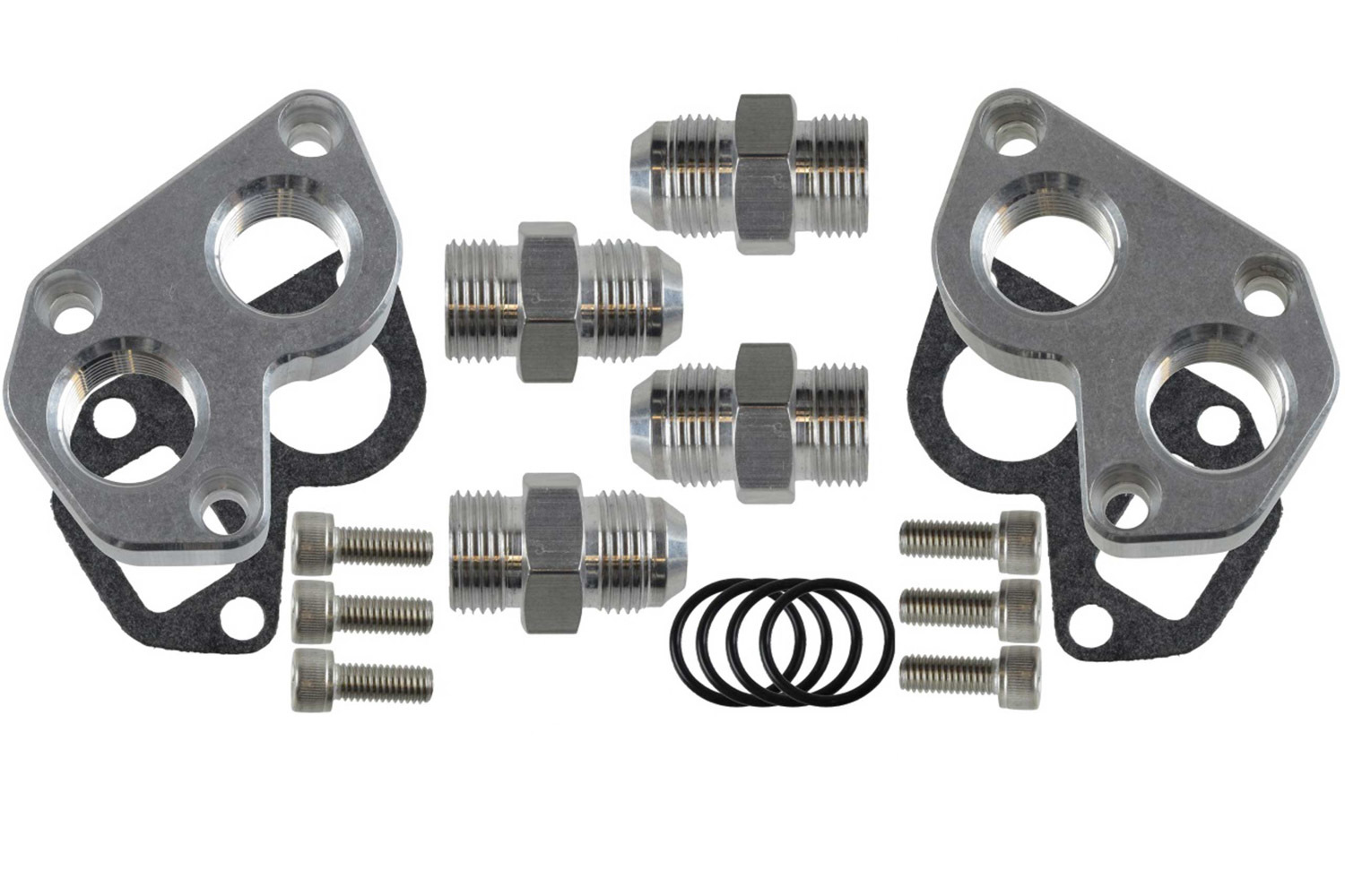 ICT BILLET LS Remote Mount Water Pump Adapters w/ -12AN 551564