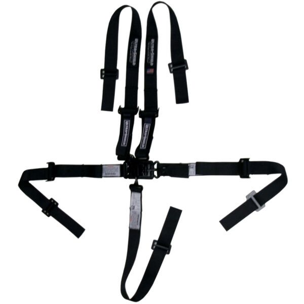 ULTRA SHIELD Harness Junior 5pt Blk Indiv Shoulder 2in P/U HB46031