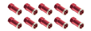ALLSTAR PERFORMANCE QC Cover Nuts Long Red 10pk ALL72061