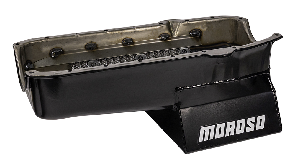 MOROSO SBC Street/Strip Oil Pan 86-Up 1-Piece Rear Main 20206