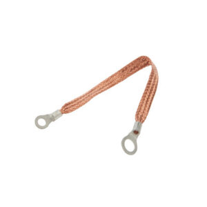 ALLSTAR PERFORMANCE Copper Ground Strap 6in w/ 1/4in and 3/8in Ring ALL76329-6
