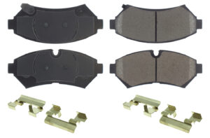 CENTRIC BRAKE PARTS Posi-Quiet Ceramic Brake Pads with Shims and Har 105.0753