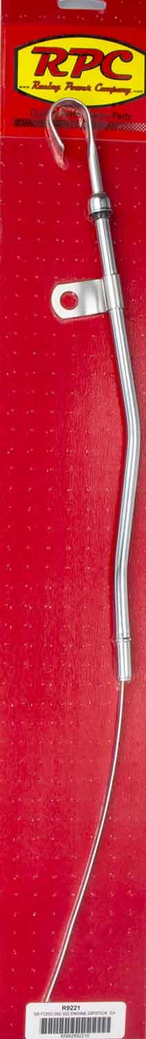 RACING POWER CO-PACKAGED SBF Chrome Engine Oil Dipstick R9221