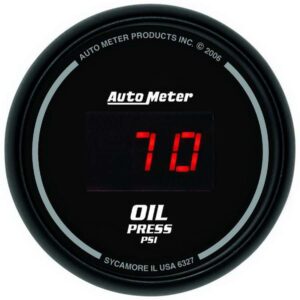 AUTOMETER 2-1/16in DG/B Oil Press. Gauge 6327