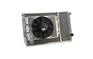 FLUIDYNE PERFORMANCE Radiator Dbl 29×18 W/Oil Cooler Fan w/o Fill MGM.SLM.CLOSED