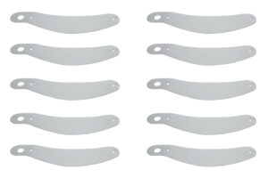 ULTRA SHIELD Tearoffs 12.25in Curved BEL 287 / SRV-8 Shields 01223