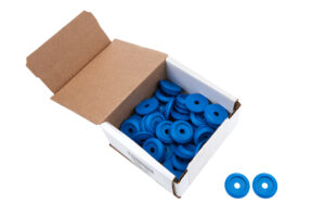 ALLSTAR PERFORMANCE Body Bolt Washer Plastic Blue 50pk ALL18848-50