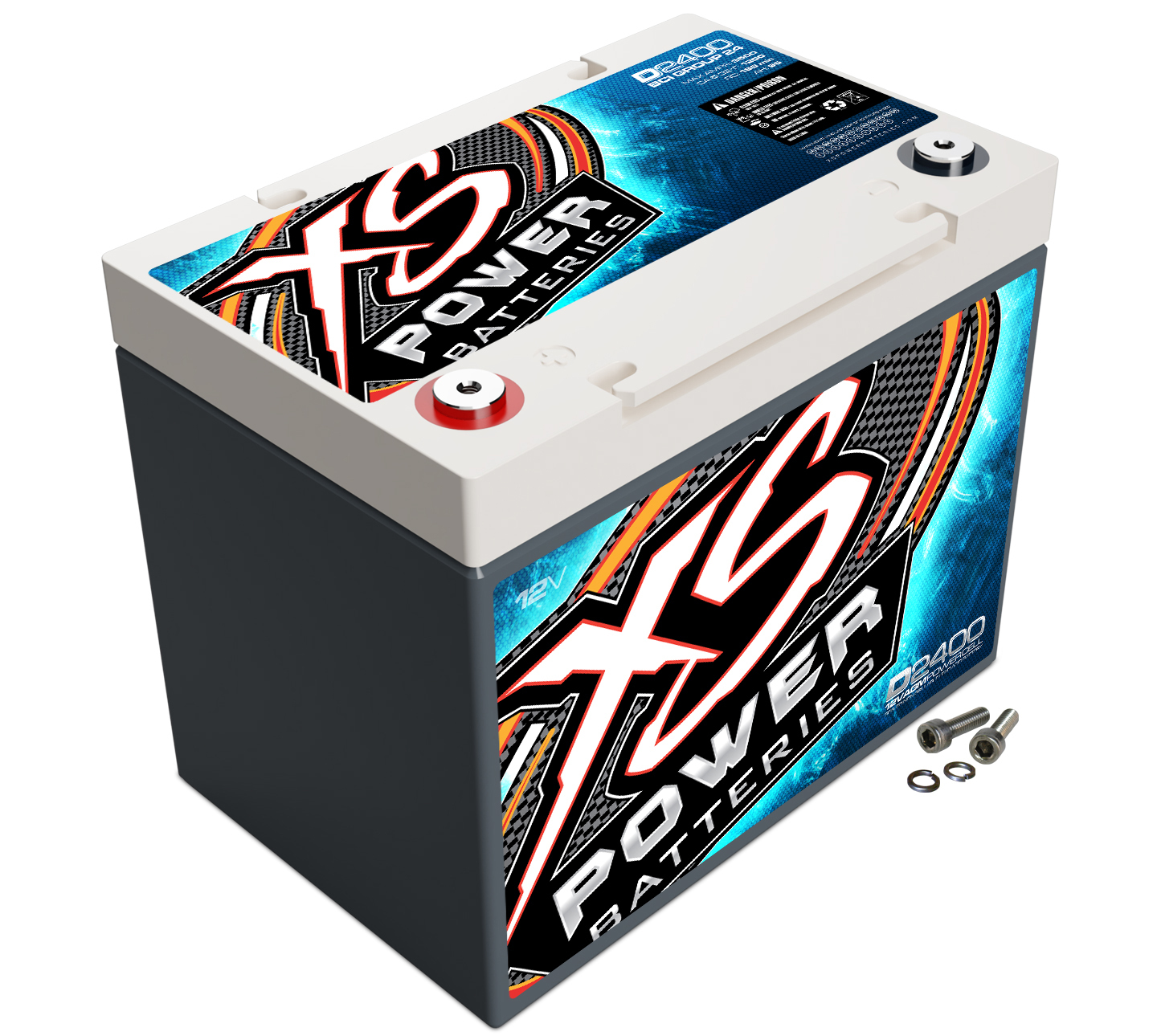 XS POWER BATTERY XS Power AGM Battery 12 Volt 1200a CA D2400
