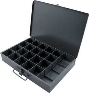 ALLSTAR PERFORMANCE Metal Storage Case 21 Comp 9.5×13.5×2 ALL14365