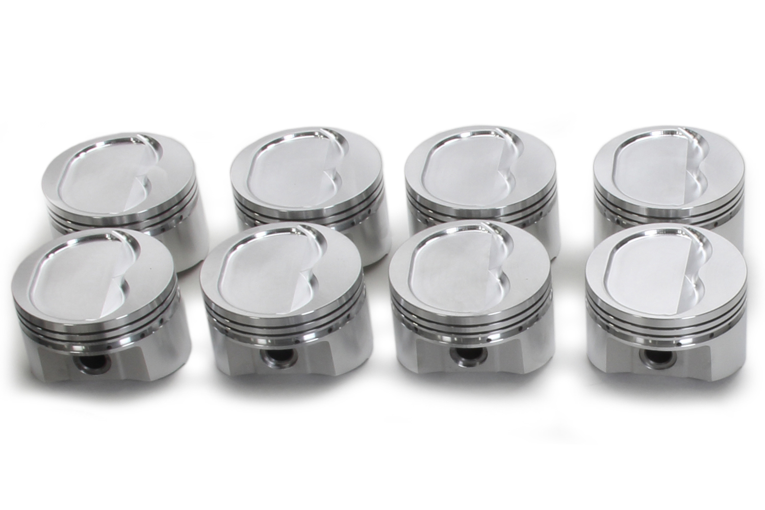SPORTSMAN RACING PRODUCTS SBC Dished Piston Set 4.030 Bore -24cc 139632