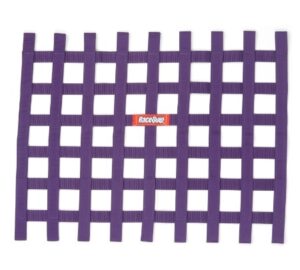 RACEQUIP Ribbon Window Net Purple Non-SFI 18in x 24in 721055RQP