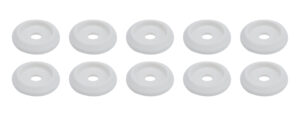 ALLSTAR PERFORMANCE Body Bolt Washer Plastic White 10pk ALL18846