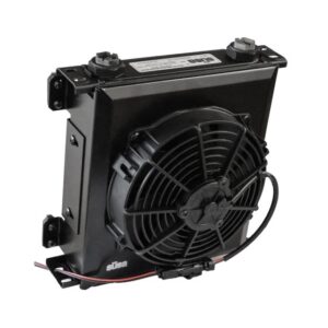 SETRAB OIL COOLERS Series-3 Oil Cooler – 32-Row w/12-Volt Fan FP332S-M22I