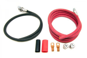 PAINLESS WIRING Red/Black Battery Cables 8ft Red 3ft Black 40113