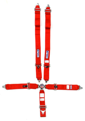 RJS SAFETY 5 PT Harness System Q/R Red Ind Wrap 3in Sub 1034904