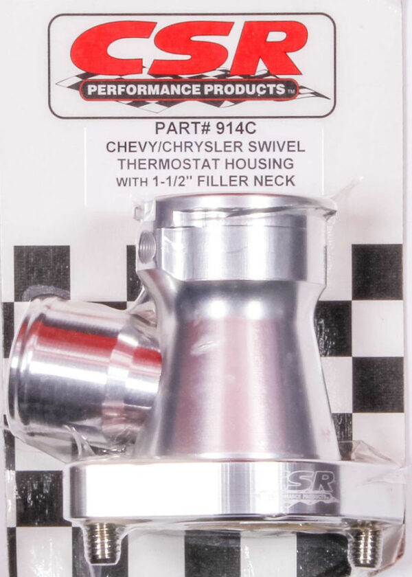 CSR PERFORMANCE Chevy 360 Swivel Filler Neck – Clear 914C