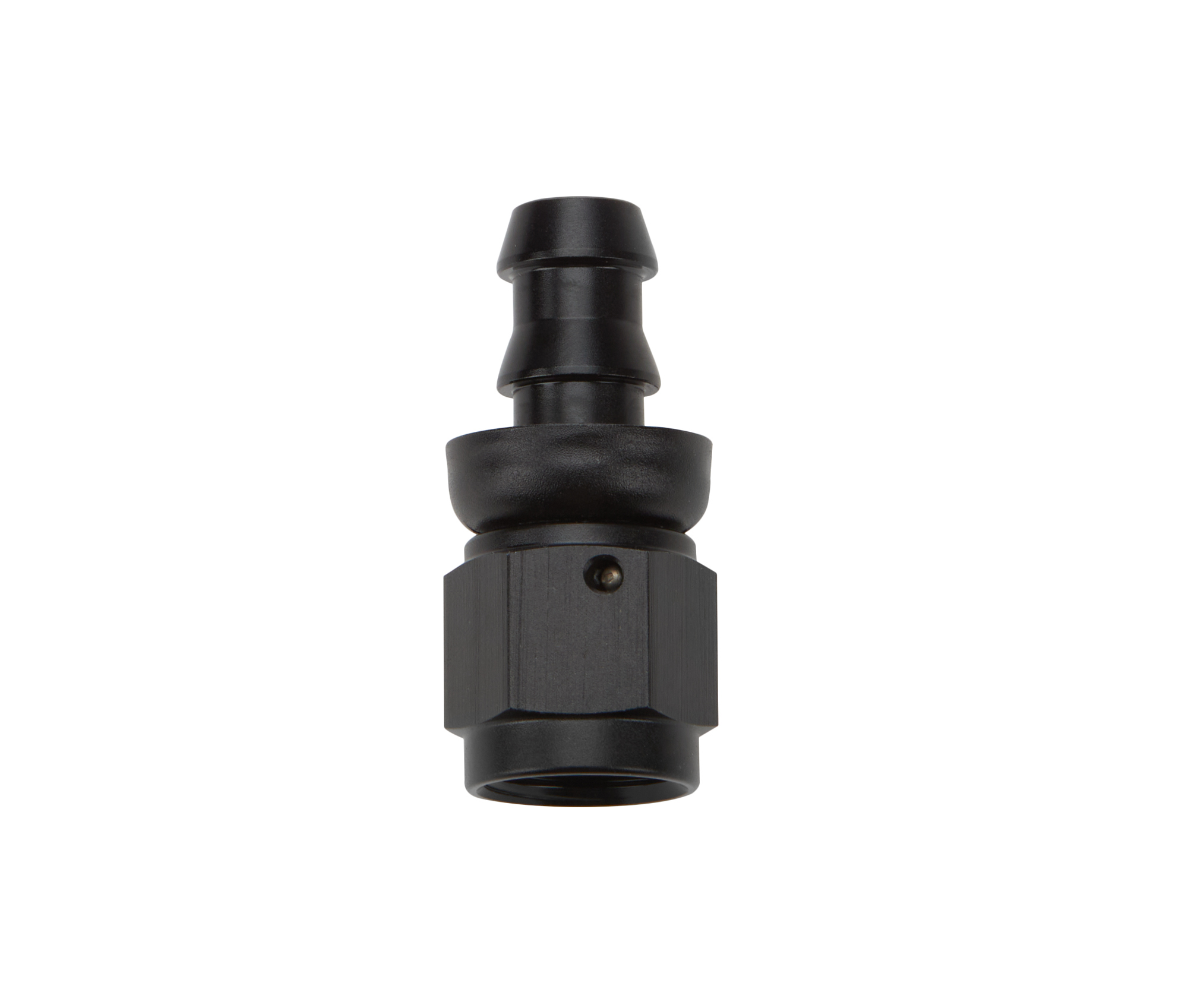 ALLSTAR PERFORMANCE Pushlock Hose End Black Straight -6 ALL49412